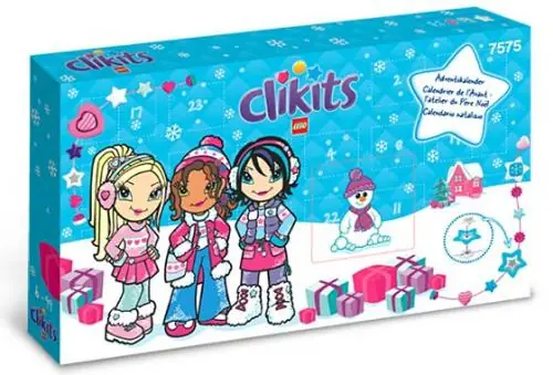 LEGO 7575 Clikits Advent Calendar 2004
