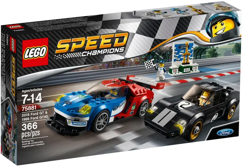 LEGO 75881 Ford GT z roku 2016 i Ford GT40 z roku 1966 zdjęcie 2