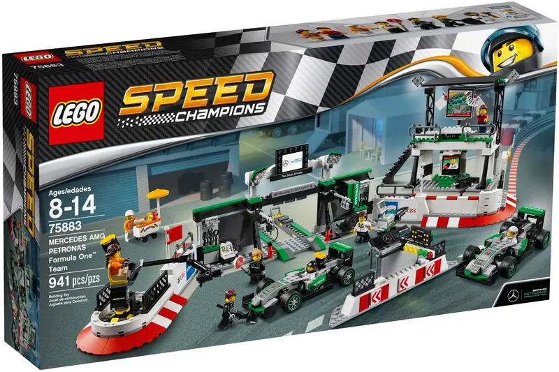 LEGO 75883 MERCEDES AMG PETRONAS Formula One Team zdjęcie 2