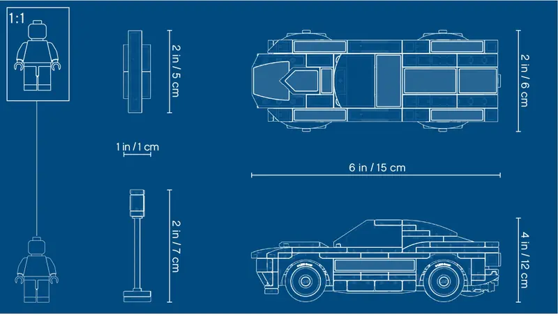 LEGO 75884 Ford Mustang Fastback z 1968 r. zdjęcie 4