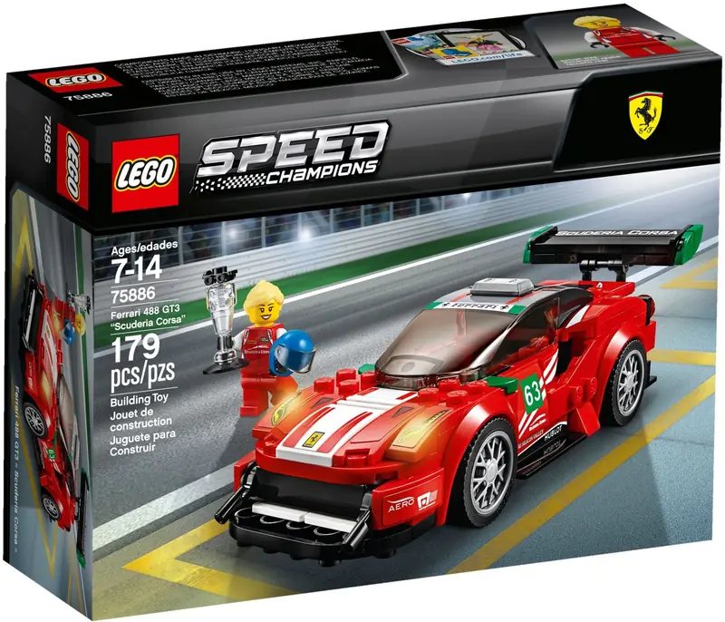 LEGO 75886 Ferrari 488 GT3 „Scuderia Corsa” zdjęcie 2