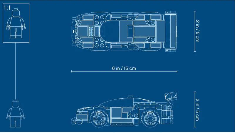 LEGO 75886 Ferrari 488 GT3 „Scuderia Corsa” zdjęcie 4