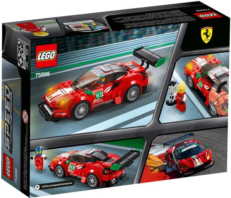 LEGO 75886 Ferrari 488 GT3 „Scuderia Corsa” zdjęcie 3