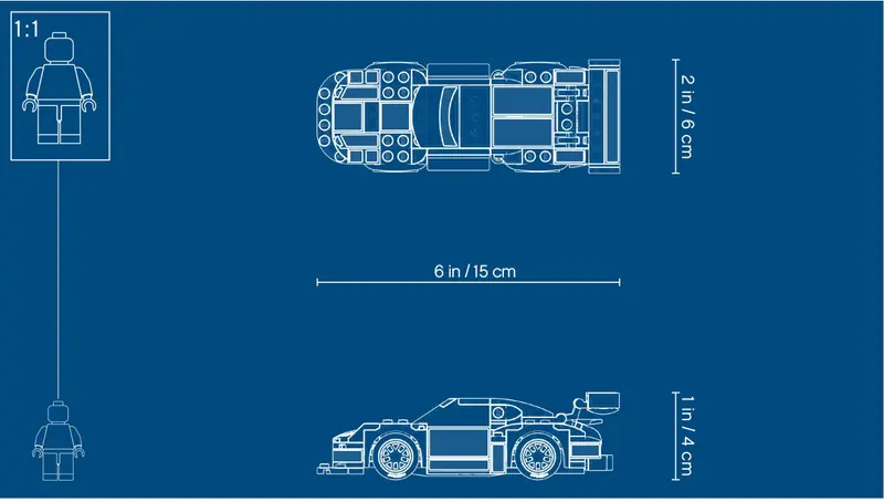LEGO 75888 Porsche 911 RSR i 911 Turbo 3.0 zdjęcie 4