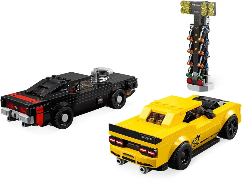 LEGO 75893 2018 Dodge Challenger SRT Demon oraz 1970 Dodge Charger R/T zdjęcie 4