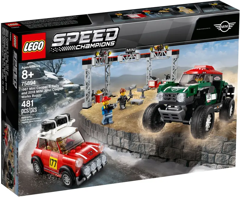 LEGO 75894 1967 Mini Cooper S Rally oraz 2018 MINI John Cooper Works Buggy zdjęcie 2