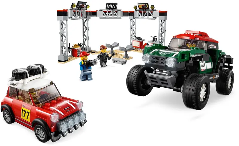 LEGO 75894 1967 Mini Cooper S Rally oraz 2018 MINI John Cooper Works Buggy zdjęcie 3