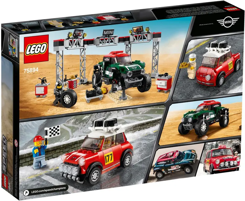 LEGO 75894 1967 Mini Cooper S Rally oraz 2018 MINI John Cooper Works Buggy zdjęcie 5