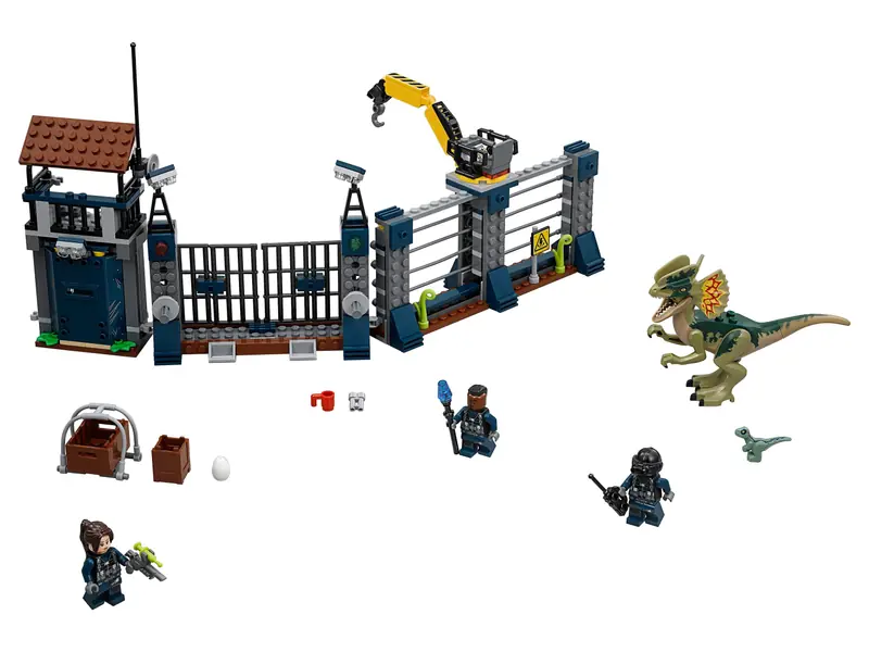 LEGO 75931 Atak dilofozaura na posterunek
