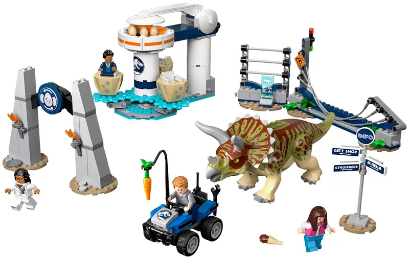 LEGO 75937 Atak triceratopsa
