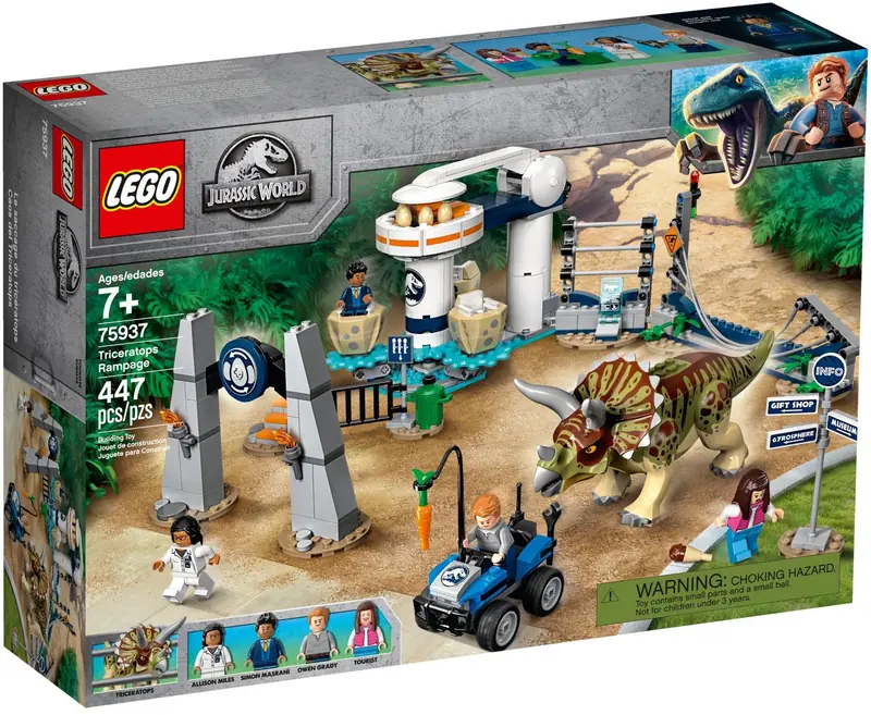LEGO 75937 Atak triceratopsa zdjęcie 2