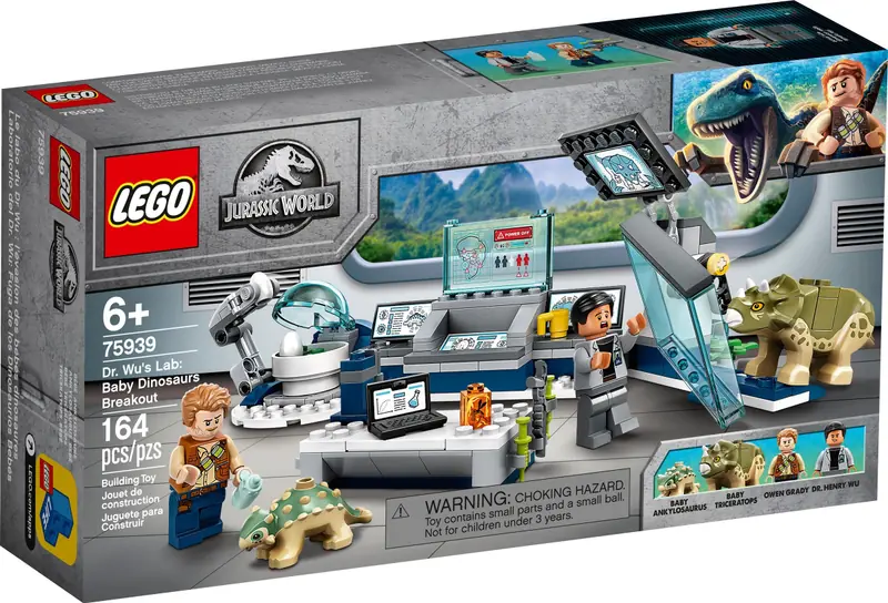 LEGO 75939 Laboratorium doktora Wu: ucieczka młodych dinozaurów zdjęcie 2