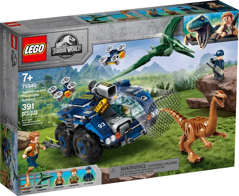LEGO 75940 Gallimim i pteranodon: ucieczka zdjęcie 4