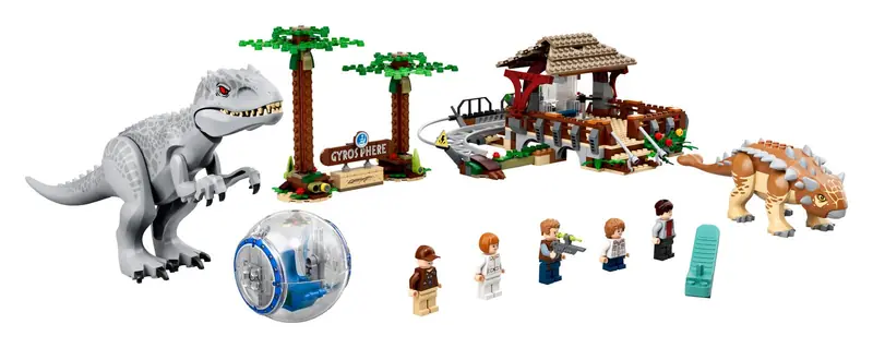 LEGO 75941 Indominus Rex kontra ankylozaur