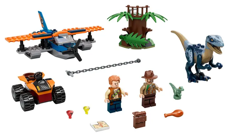 LEGO 75942 Welociraptor: na ratunek dwupłatowcem