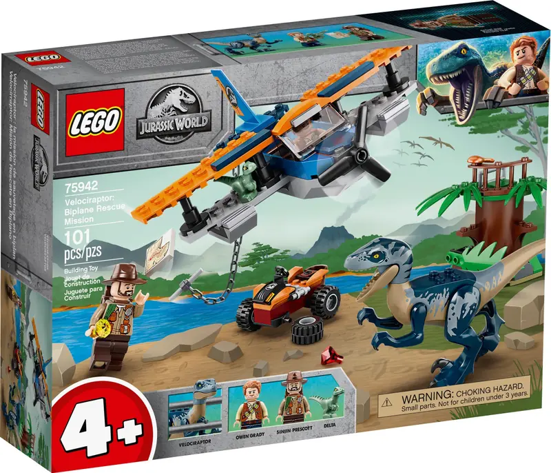 LEGO 75942 Welociraptor: na ratunek dwupłatowcem zdjęcie 5