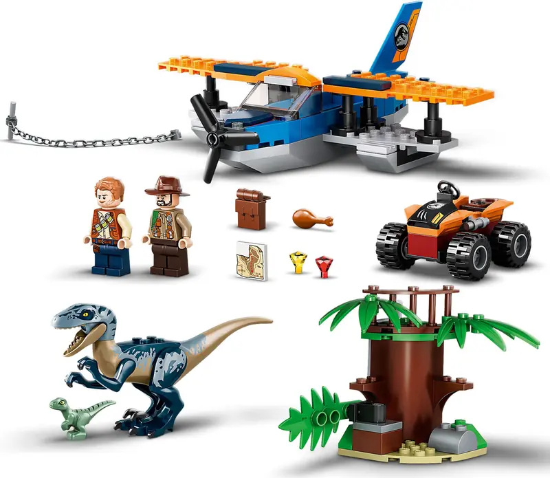 LEGO 75942 Welociraptor: na ratunek dwupłatowcem zdjęcie 4