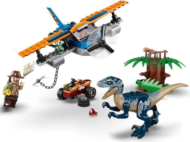 LEGO 75942 Welociraptor: na ratunek dwupłatowcem zdjęcie 2