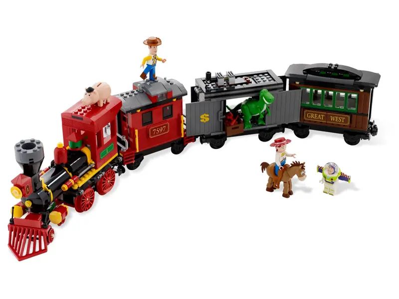 LEGO 7597 Pościg za pociągiem na Dzikim Zachodzie