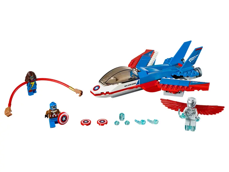 LEGO 76076 Odrzutowiec Kapitana Ameryki