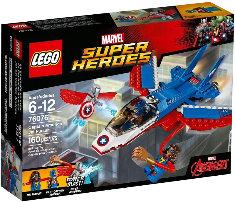 LEGO 76076 Odrzutowiec Kapitana Ameryki zdjęcie 2