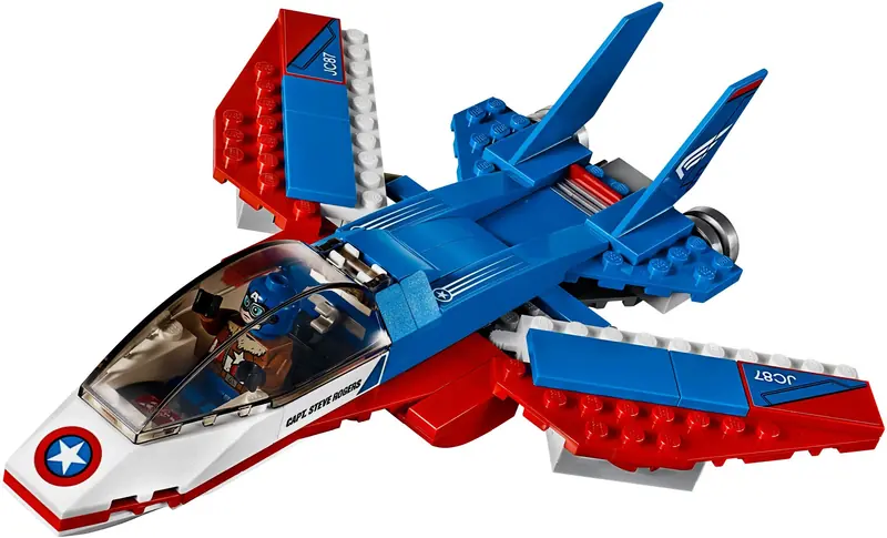 LEGO 76076 Odrzutowiec Kapitana Ameryki zdjęcie 3