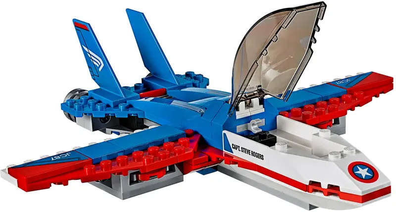 LEGO 76076 Odrzutowiec Kapitana Ameryki zdjęcie 4