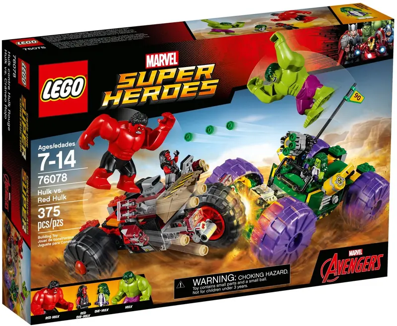 LEGO 76078 Hulk kontra Czerwony Hulk zdjęcie 2
