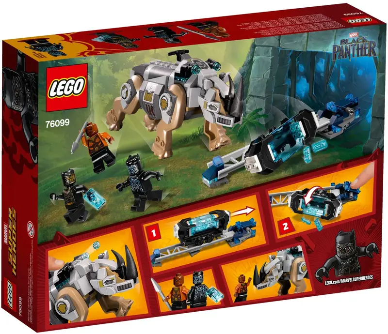 LEGO 76099 Pojedynek z nosorożcem w pobliżu kopalni zdjęcie 3