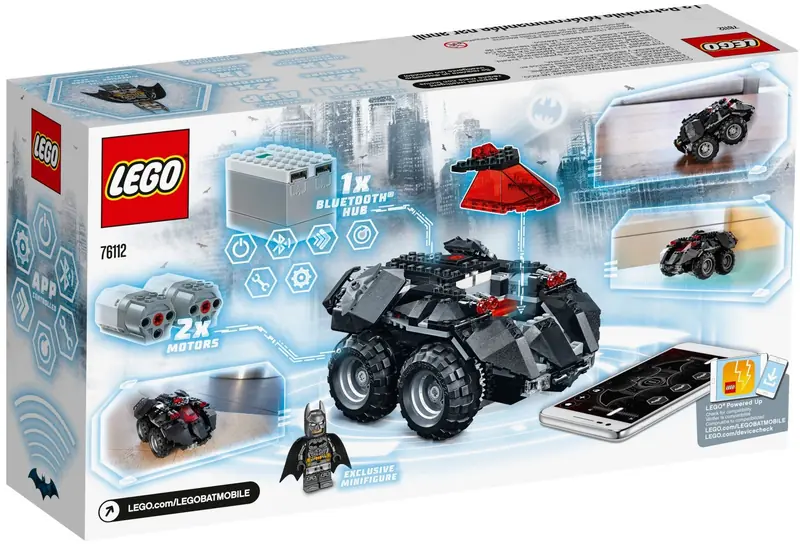 LEGO 76112 Zdalnie sterowany Batmobil zdjęcie 4