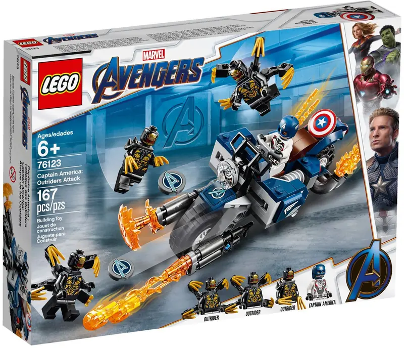 LEGO 76123 Kapitan Ameryka: atak Outriderów zdjęcie 2