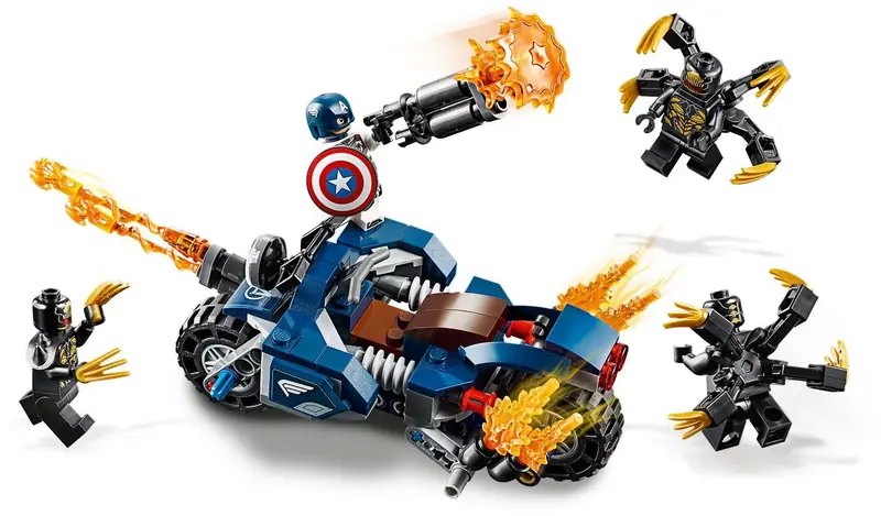LEGO 76123 Kapitan Ameryka: atak Outriderów zdjęcie 4