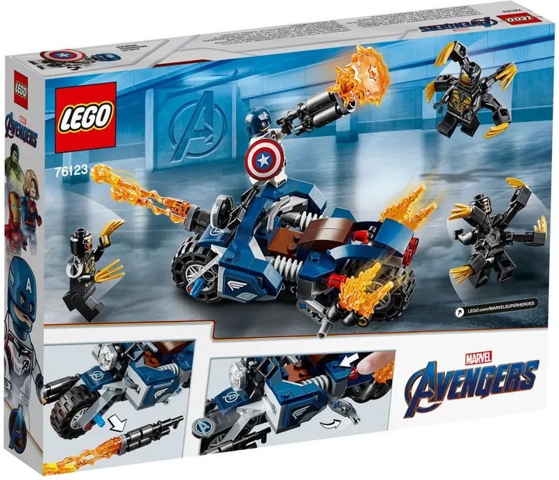 LEGO 76123 Kapitan Ameryka: atak Outriderów zdjęcie 5