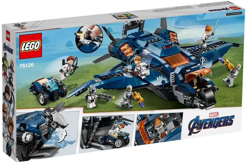 LEGO 76126 Wspaniały Quinjet Avengersów zdjęcie 5