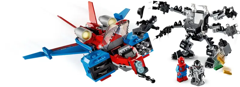 LEGO 76150 Pajęczy odrzutowiec kontra mech Venoma zdjęcie 4