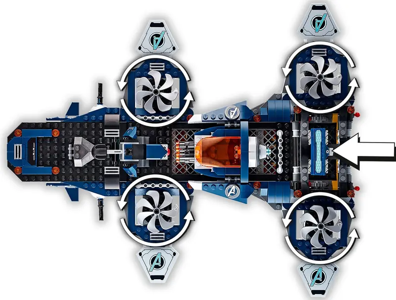 LEGO 76153 Avengers Lotniskowiec zdjęcie 4