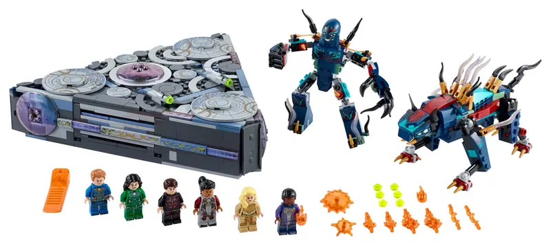 LEGO 76156 Domo powstaje