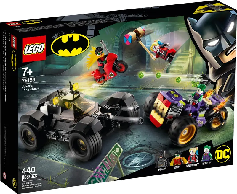 LEGO 76159 Trójkołowy motocykl Jokera zdjęcie 2