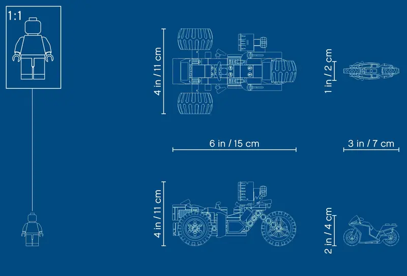 LEGO 76159 Trójkołowy motocykl Jokera zdjęcie 10