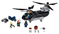 LEGO 76162 Czarna Wdowa i pościg helikopterem
