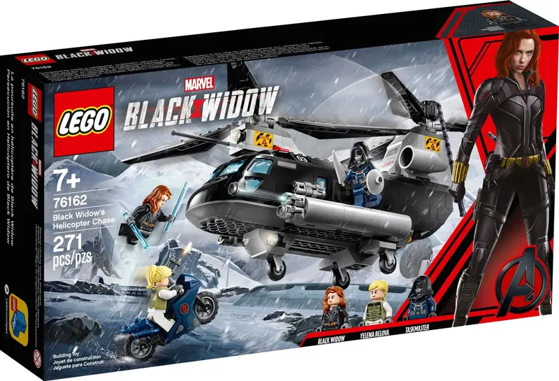 LEGO 76162 Czarna Wdowa i pościg helikopterem zdjęcie 2