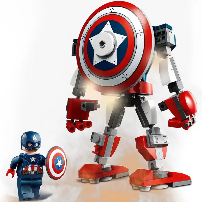 LEGO 76168 Opancerzony mech Kapitana Ameryki zdjęcie 8
