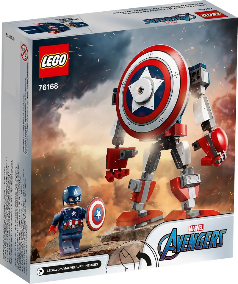 LEGO 76168 Opancerzony mech Kapitana Ameryki zdjęcie 2