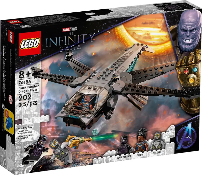 LEGO 76186 Helikopter Czarnej Pantery zdjęcie 2