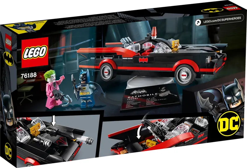 LEGO 76188 Klasyczny serial telewizyjny Batman - Batmobil zdjęcie 3