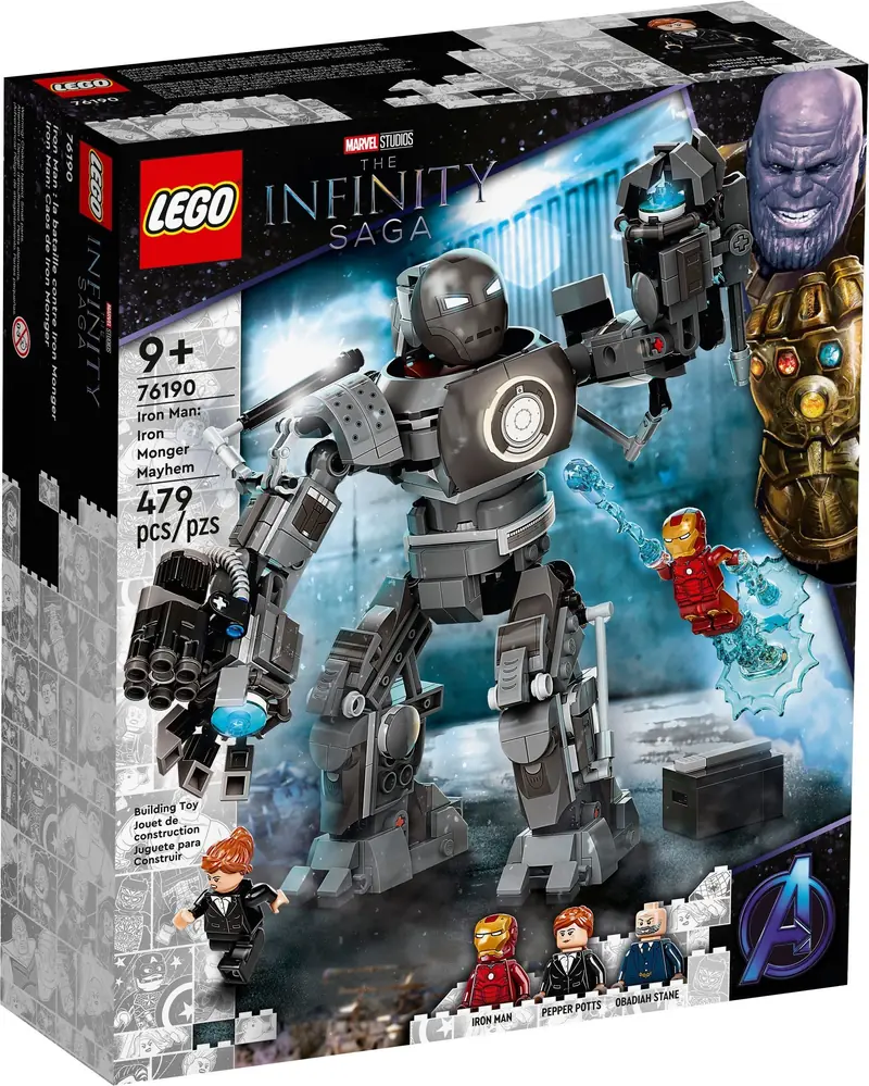 LEGO 76190 Iron Man: zadyma z Iron Mongerem zdjęcie 2