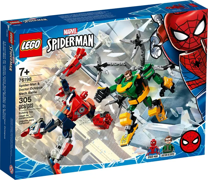 LEGO 76198 Bitwa mechów Spider-Mana i Doktora zdjęcie 2