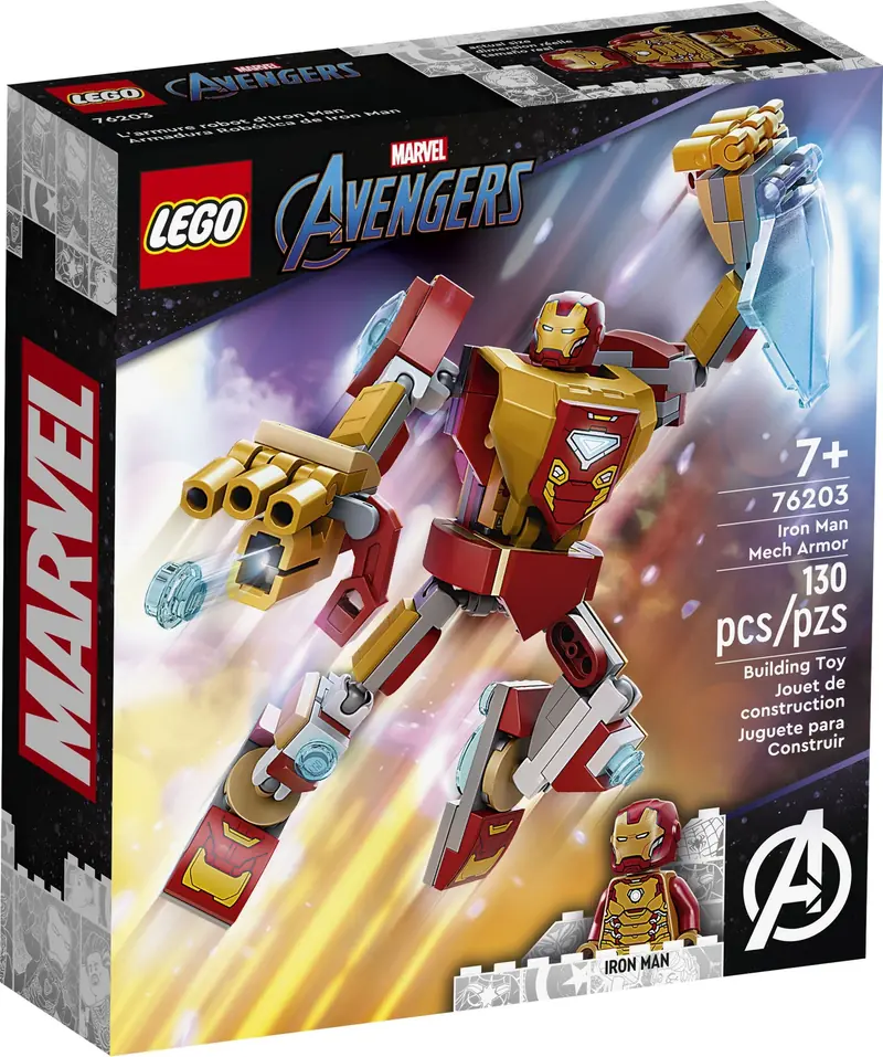 LEGO 76203 Mechaniczna zbroja Iron Mana zdjęcie 4