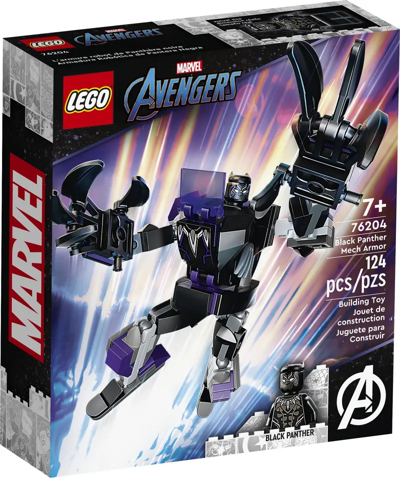 LEGO 76204 Mechaniczna zbroja Czarnej Pantery zdjęcie 3
