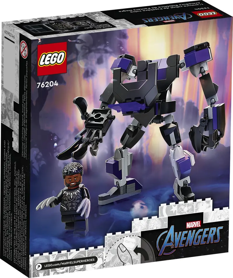 LEGO 76204 Mechaniczna zbroja Czarnej Pantery zdjęcie 4